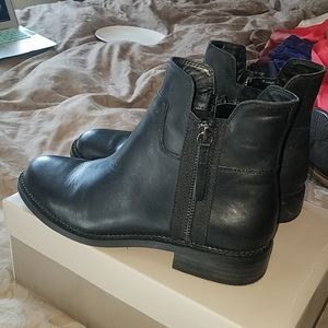 Franco Sarto black Harford ankle boot size 8